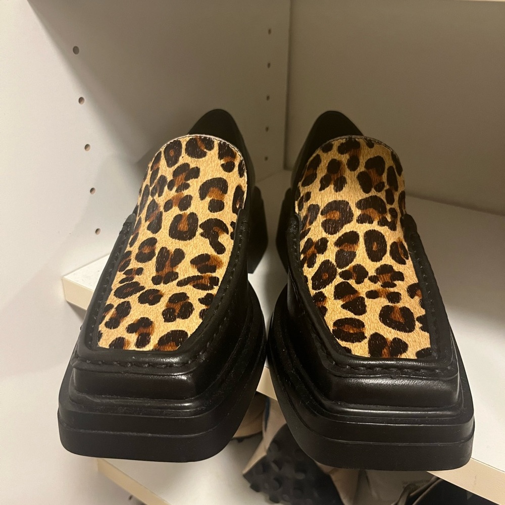 Vagabond Shoemakers Eyra Leather & Haircalf loafers size 36